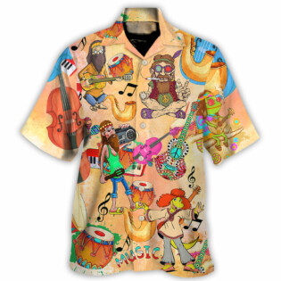 Hippie Music Funny Style - Hawaiian Shirt - Owl Ohh-Owl Ohh