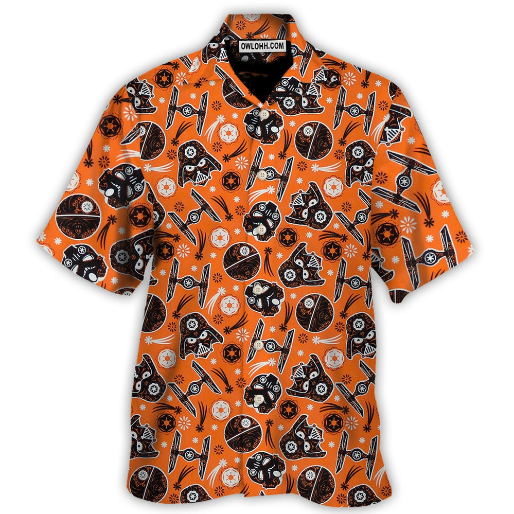 Starwars Darth Vader Sugar Skull - Hawaiian Shirt For Men, Women, Kids - Owl Ohh-Owl Ohh