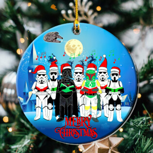 Christmas Star Wars Sing A Christmas Song - Circle Ornament