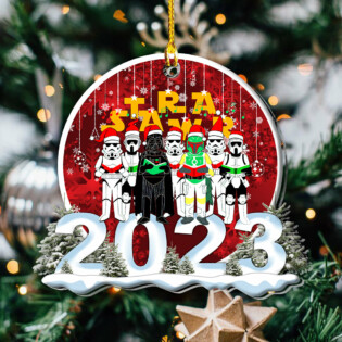 Christmas Star Wars Sing A Christmas Song Christmas Night - Custom Shape Ornament