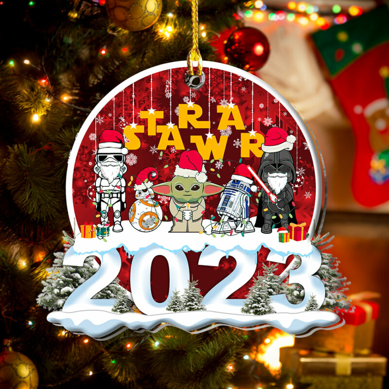 Christmas Star Wars Believe In The Magic Of Christmas 2023 - Custom Shape Ornament