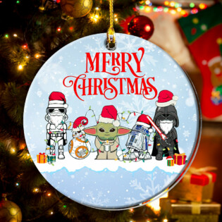 Christmas Star Wars Believe In The Magic Of Christmas - Circle Ornament