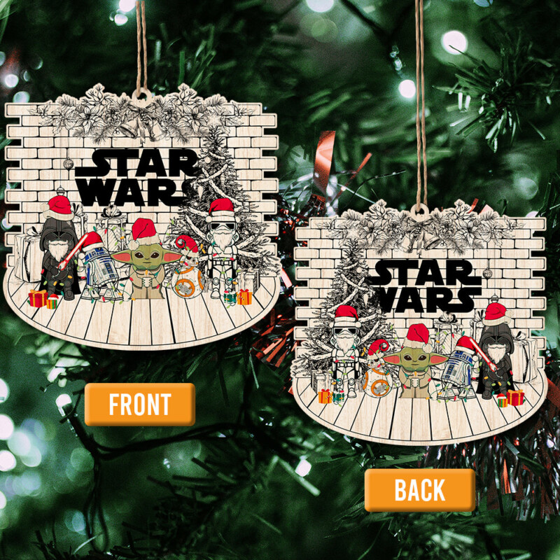 Christmas Star Wars Believe In The Magic Of Christmas Sweet Home - Shaped Wooden Ornament