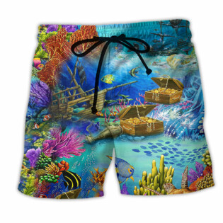 Ocean Amazing Aquarium Fresh - Beach Short - Owl Ohh - Owl Ohh