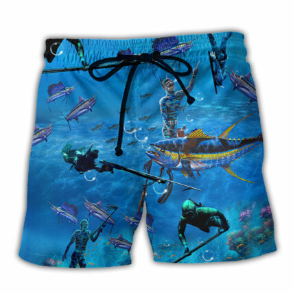 Ocean Discover Blue Style - Beach Short - Owl Ohh - Owl Ohh