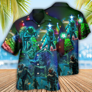 Diving Ocean Merry Christmas - Hawaiian Shirt - Owl Ohh - Owl Ohh