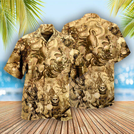 Ocean Life Is A Beach Then You Dive To Discovery - Hawaiian Shirt - Owl Ohh - Owl Ohh