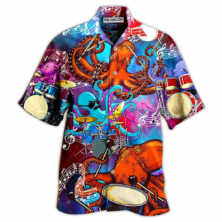 Drum Octopus Dance To The Beat Of Your Own - Hawaiian Shirt - Owl Ohh - Owl Ohh