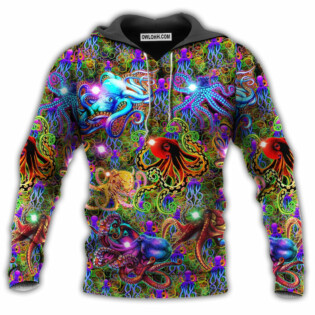 Octopus Life Is Better With Colorful - Hoodie - Owl Ohh - Owl Ohh