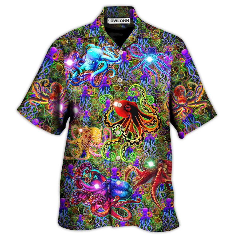 Octopus Life Is Better With An Octopus Fullcolor Nice Style - Hawaiian Shirt - Owl Ohh - Owl Ohh
