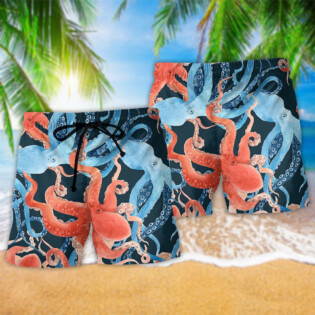 Octopus Ocean Life Basic - Beach Short - Owl Ohh - Owl Ohh