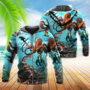 Octopus Protect Ocean - Hoodie - Owl Ohh - Owl Ohh