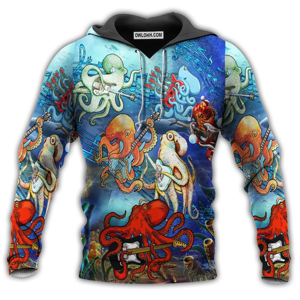 Octopus Rocktopus I Love Forever - Hoodie - Owl Ohh - Owl Ohh