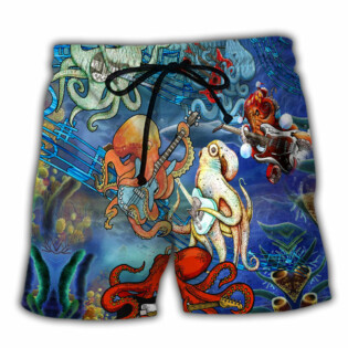 Octopus Rocktopus Funny Style - Beach Short - Owl Ohh - Owl Ohh