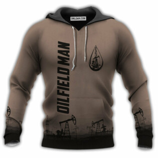 Oil Field Man Amazing Dark Brown Style - Hoodie - Owl Ohh - Owl Ohh