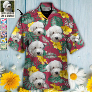 Dog Lucky You Want Tropical Custom Photo - Hawaiian Shirt - Personalized Photo Gifts-Owl Ohh