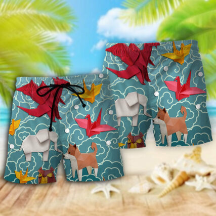 Origami Lover Lovely Style - Beach Short - Owl Ohh - Owl Ohh
