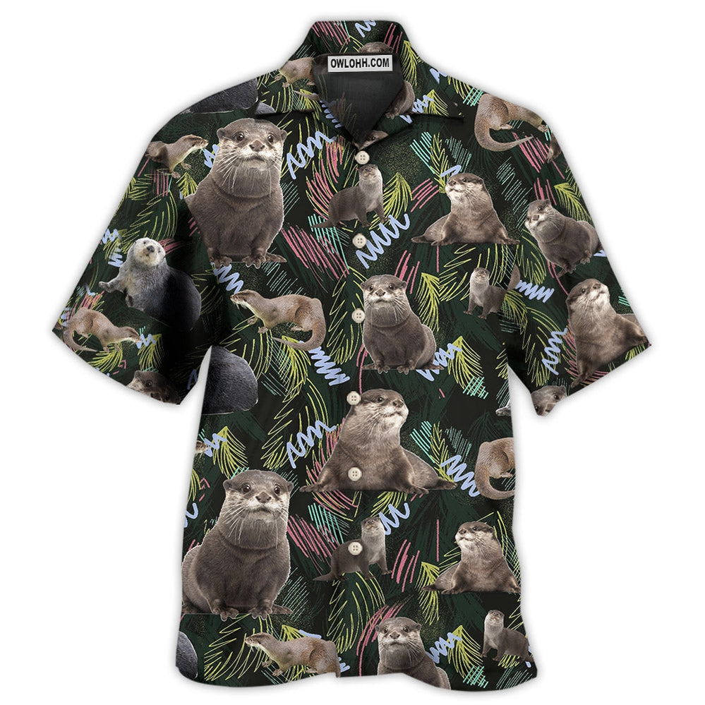 Otter Love Animals Life Style Amazing - Hawaiian Shirt - Owl Ohh - Owl Ohh