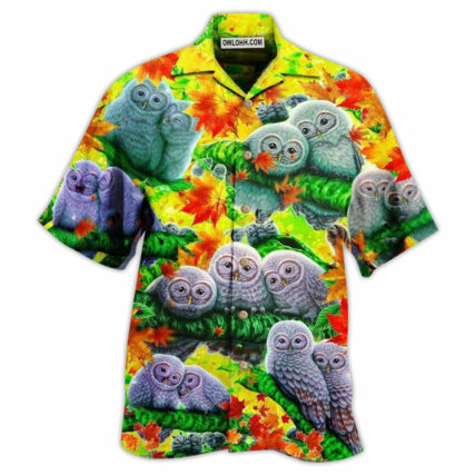 Owl Love Happy Family - Hawaiian Shirt - Owl Ohh - Owl Ohh