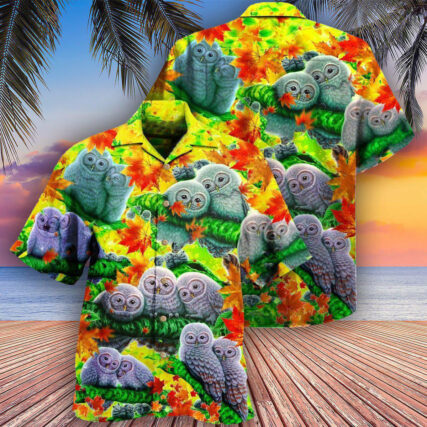 Owl Love Happy Family - Hawaiian Shirt - Owl Ohh - Owl Ohh