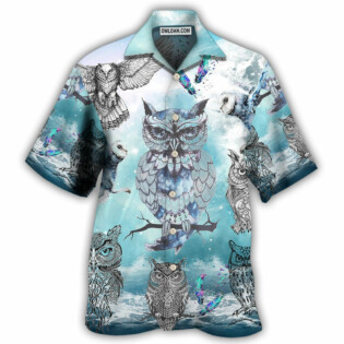Owl Tattoo Fantasy Sky - Hawaiian Shirt - Owl Ohh - Owl Ohh