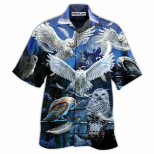 Owl Sing At Silent Night Cool Style - Hawaiian Shirt - Owl Ohh - Owl Ohh