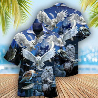 Owl Sing At Silent Night Cool Style - Hawaiian Shirt - Owl Ohh - Owl Ohh