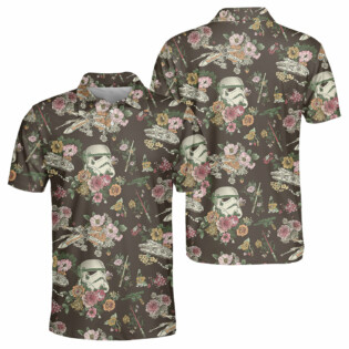 SW Stormtrooper Flower Vintage - Polo Shirt