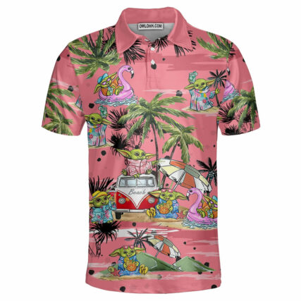 SW Disney Baby Yoda Pink - Polo Shirt
