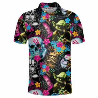 Halloween Starwars Horror Summer Tropical - Polo Shirt