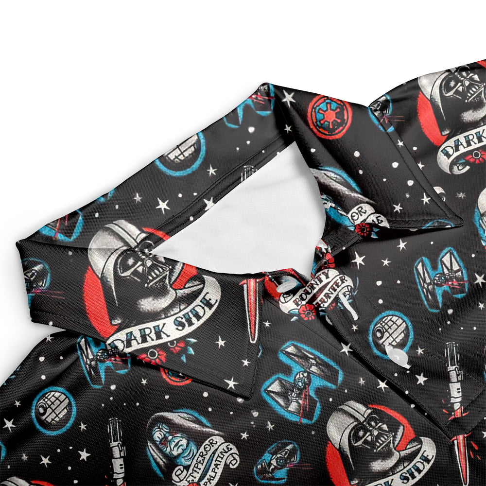 Star Wars Darth Vader Storm Trooper Dark Side Black - Polo Shirt
