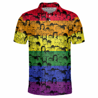 3D S.T And Faces LGBT Pride Month - Polo Shirt - Owl Ohh-Owl Ohh