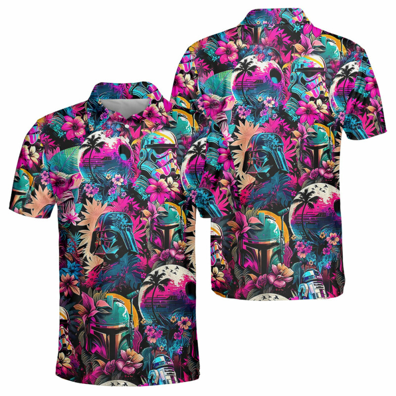 Special Star Wars Synthwave 02 - Polo Shirt