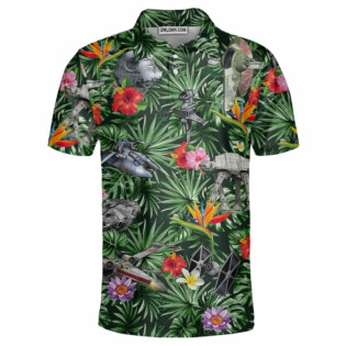 Star Wars Space Ships Tropical Forest - Polo Shirt