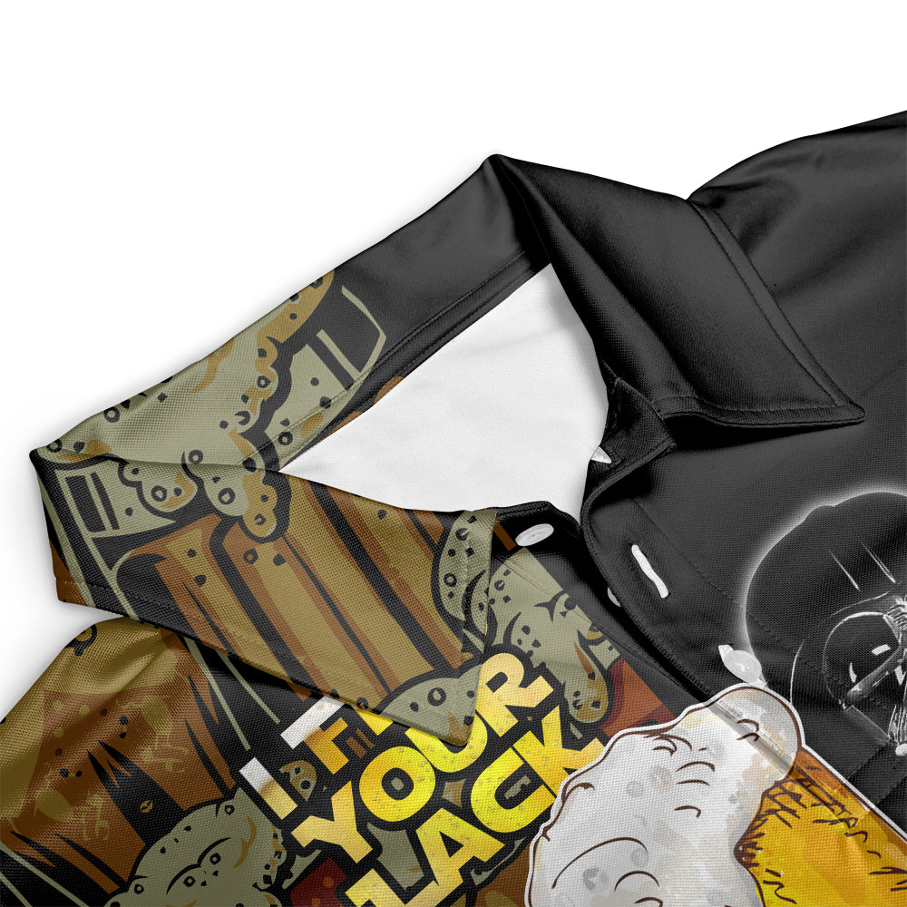 SW Darth Vader I Find Your Lack Of Beer Disturbing - Polo Shirt