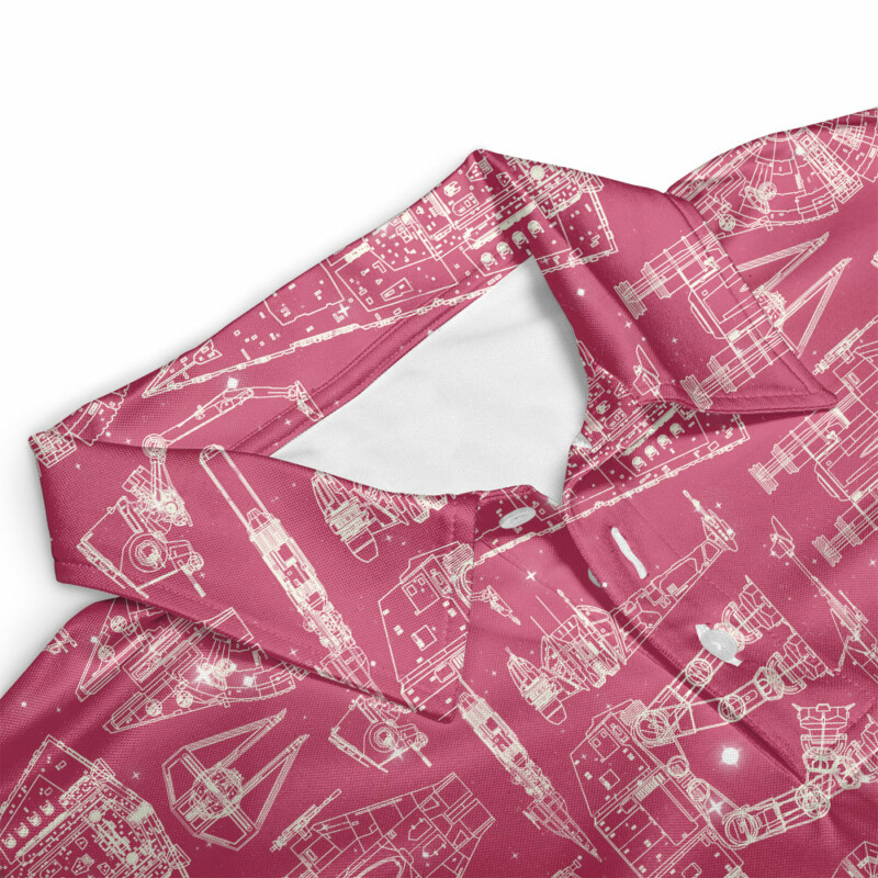 SPACE SHIPS STAR WARS PINK - Polo Shirt