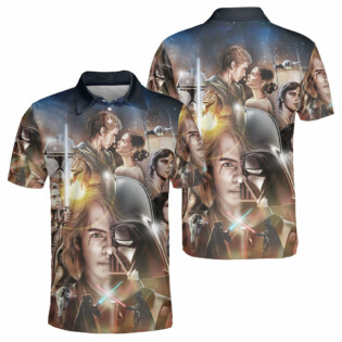 Star Wars Patter Movie - Polo Shirt