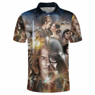 Star Wars Patter Movie - Polo Shirt