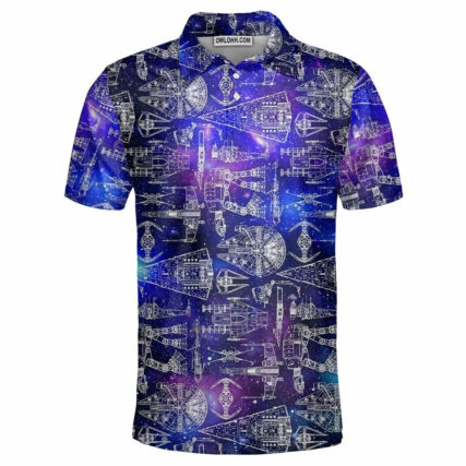 SPACE SHIPS STAR WARS GALAXY - Polo Shirt