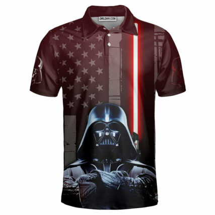 SW Darth Vader American Flag - Polo Shirt