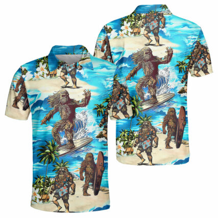 Star Wars Chewbacca Surfing - Polo Shirt