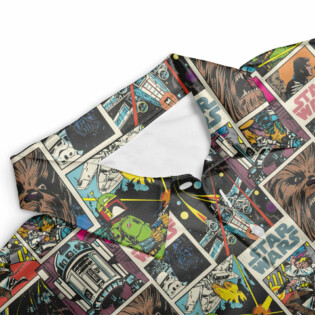 Star Wars Print Comic Pattern - Polo Shirt
