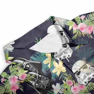 Star Wars Darth Vader Stormtrooper Helmet Tropical Pattern - Polo Shirt