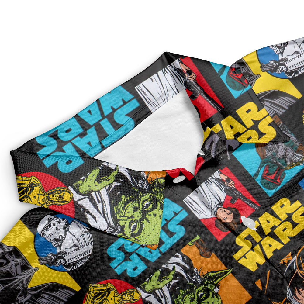 Star Wars Pattern Colorful - Polo Shirt