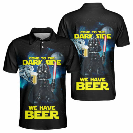 Star Wars Darth Vader Dark Side Beer - Polo Shirt