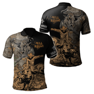 Personalized Name Bull Riding Hoodie Printed Unisex Shirts Camo - BAES01DUC200222