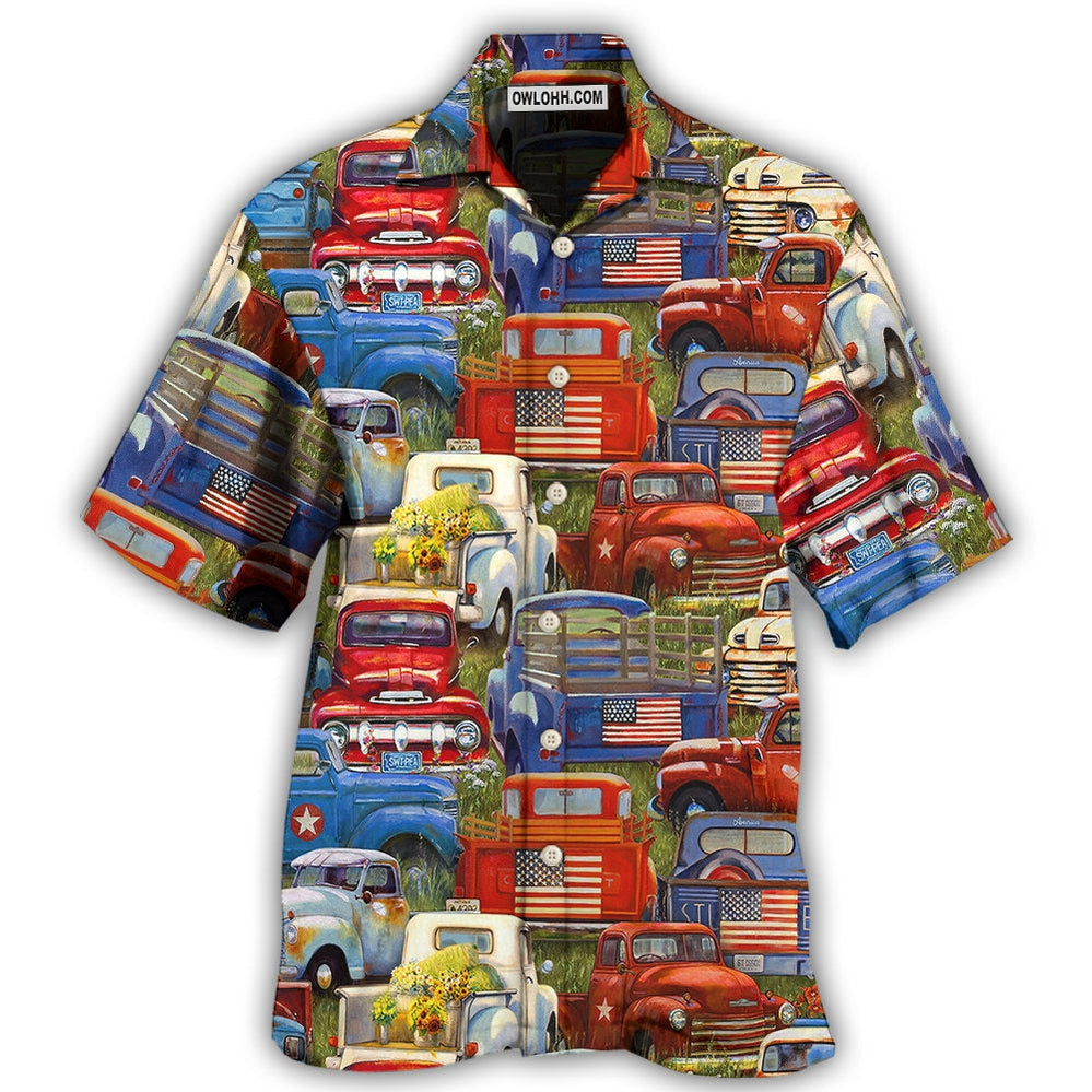 Truck Amazing Packed Trucks - Hawaiian Shirt - Owl Ohh - Owl Ohh