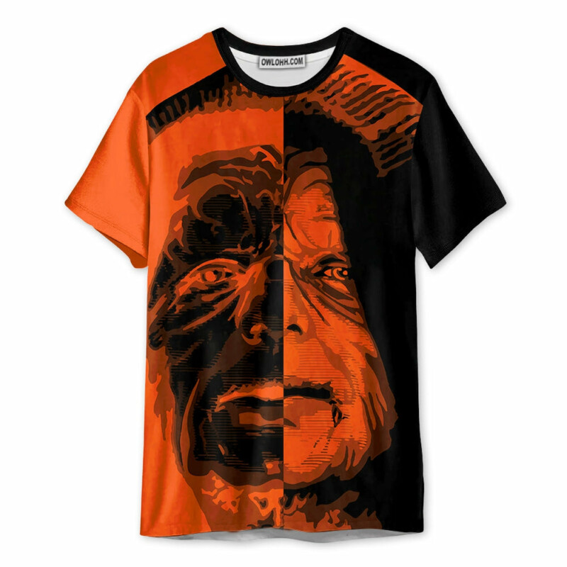 Halloween Costumes Star Wars Palpatine Two-Faced - Unisex 3D T-shirt