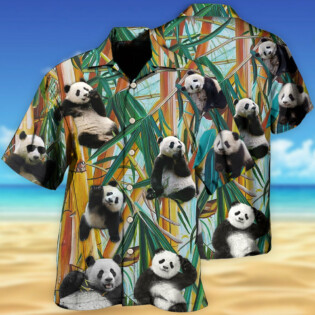 Panda Cute Panda Play Alone - Hawaiian Shirt - Owl Ohh - Owl Ohh
