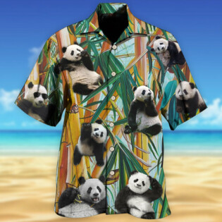 Panda Cute Panda Play Alone - Hawaiian Shirt - Owl Ohh - Owl Ohh